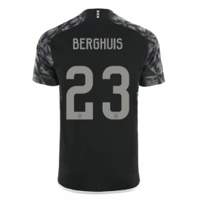 Ajax Steven Berghuis #23 Koszulka Trzecich 2023-24 Krótki Rękaw